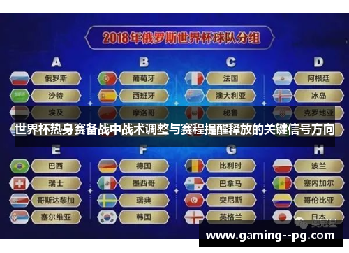 世界杯热身赛备战中战术调整与赛程提醒释放的关键信号方向